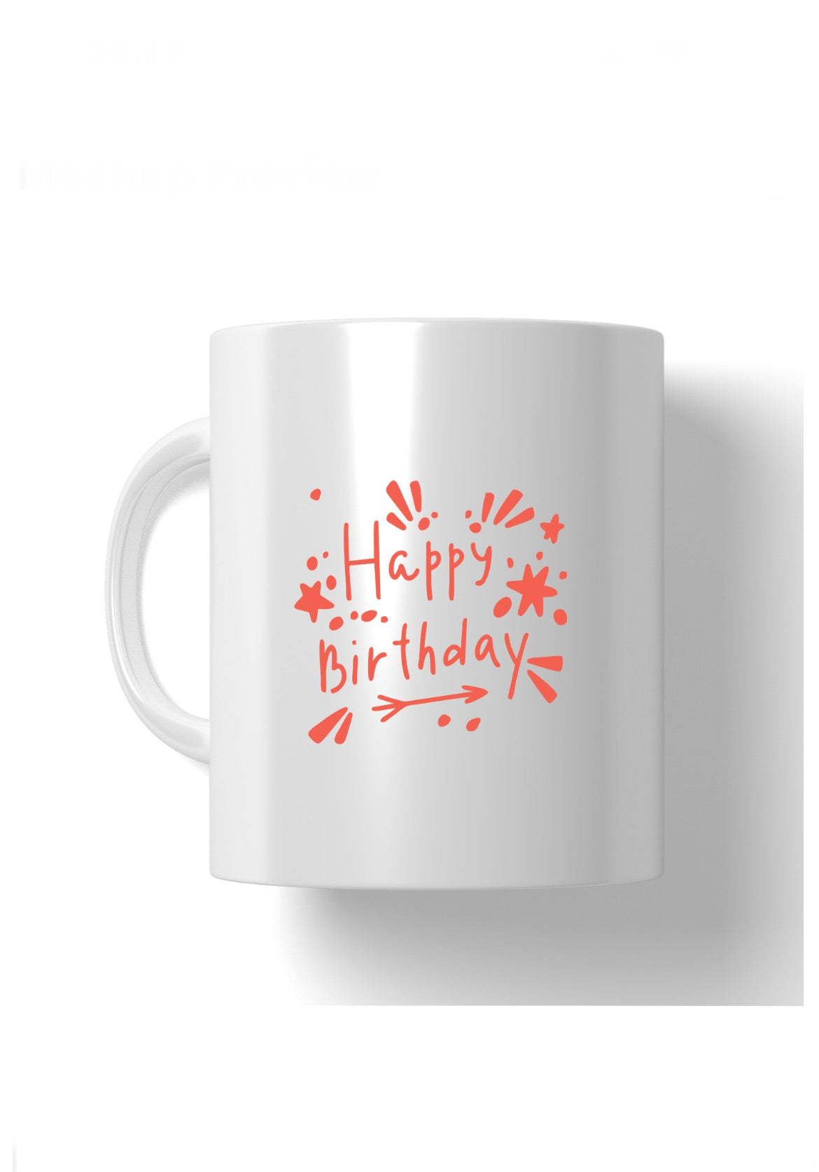 Mug Happy Birthday 🎊